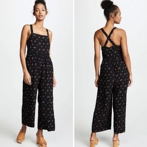 Madewell | Smocked Crop Jumpsuit